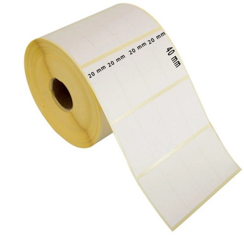 20X40 YANYANA 4'LÜ BİTİŞİK TERMAL BARKOD ETİKETİ