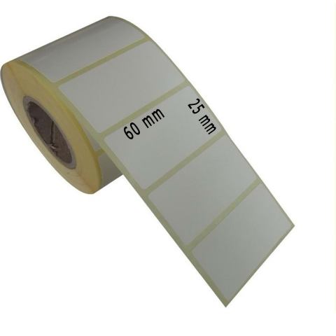 60X25 1000'Lİ TERMAL BORKOD  ETİKETİ