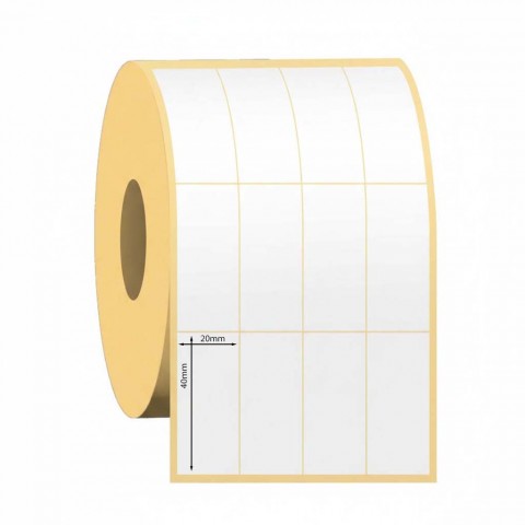 20X40 YANYANA 4'LÜ BİTİŞİK TERMAL BARKOD ETİKETİ