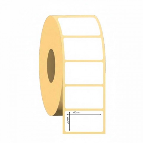 60X25 1000'Lİ TERMAL BORKOD  ETİKETİ